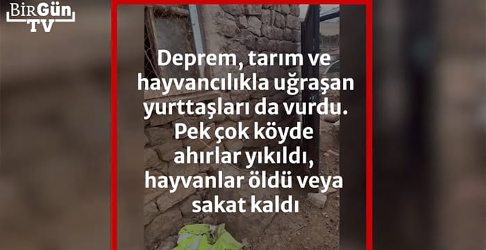 Tarım da hayvancılık da enkaz altında! “Destek değil köstek olmasınlar yeter!”