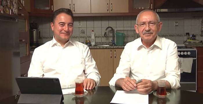 Kılıçdaroğlu ve Babacan, mutfaktan beraber seslendi: Şampiyonlar Ligi hazır