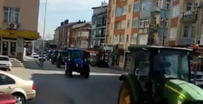 Konya’da çiftçilerden ‘kota’ eylemi