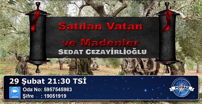 SATILAN VATAN ve MADENLER – Sedat CEZAYİRLİOĞLU