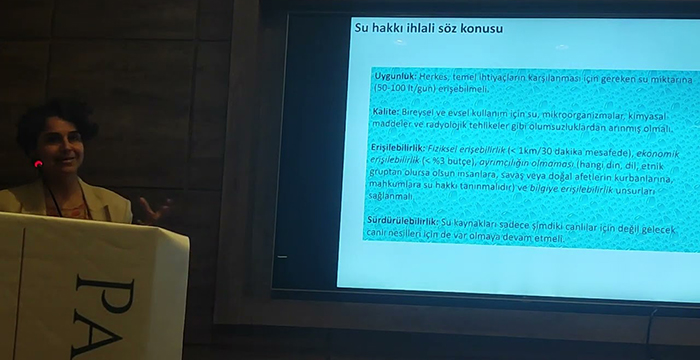 Dr. Akgün İlhan Su krizi Gaziantep Ekoloji Zirvesi