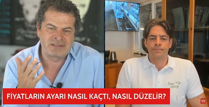 Sencer Solakoğlu, Cüneyt Özdemir’in canlı yayınında sektörün geldiği durumu değerlendirdi