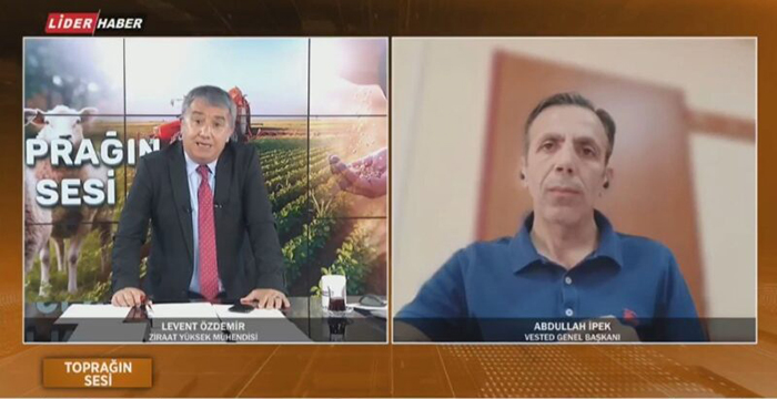 Toprağın Sesi Programına VESTED Genel Başkanı Abdullah İpek konuk oldu