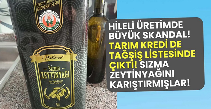 Hileli üretimde büyük skandal: Tarım Kredi de taklit ve tağşiş listesinde!