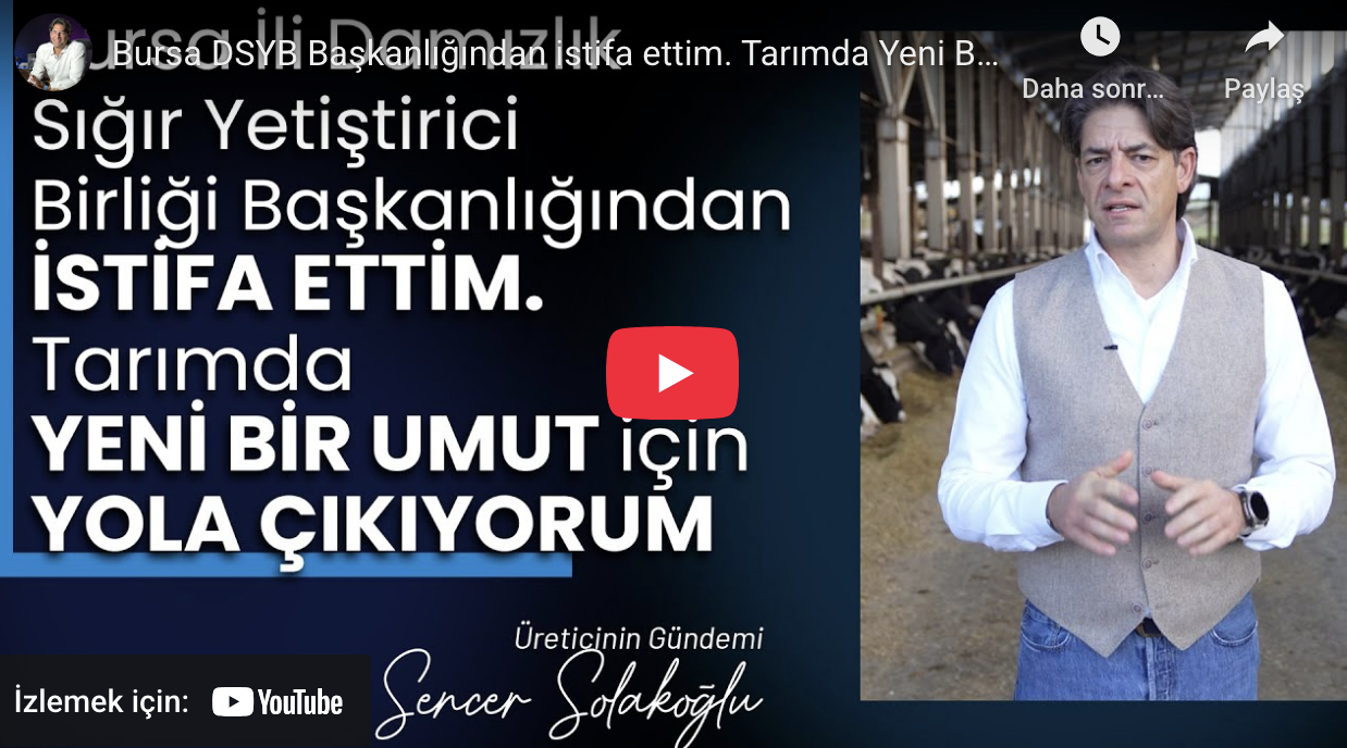 Sencer Solakoğlu, Tarımda Yeni Bir Umut İçin Yola Çıkıyorum
