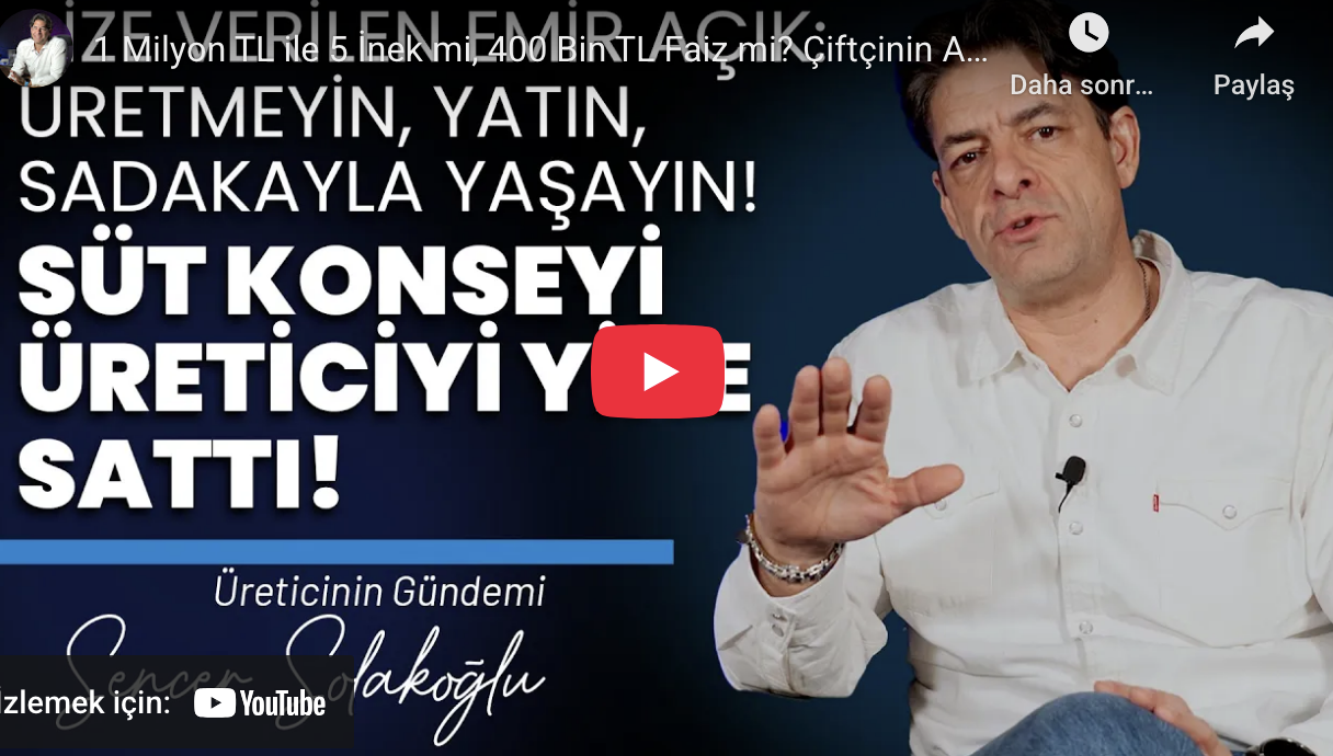 1 Milyon TL ile 5 İnek mi, 400 Bin TL Faiz mi? Çiftçinin Acı Gerçeği!