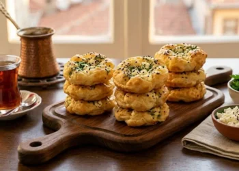 Krep hafifliği, börek doyuruculuğu: 10 dakikada peynirli kaşık dökmesi tarifi