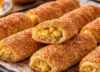 Sahura kolayca hazırlayabileceğiniz çıtır lezzet: Patatesli simit böreği tarifi