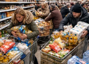 Savaş korkusu marketlere yansıdı: Komşu’da ürün stoklama başladı