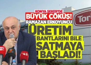 Konya Şeker’de “Büyük Çöküş”: Ramazan Erkoyuncu üretim bantlarını bile satmaya başladı!