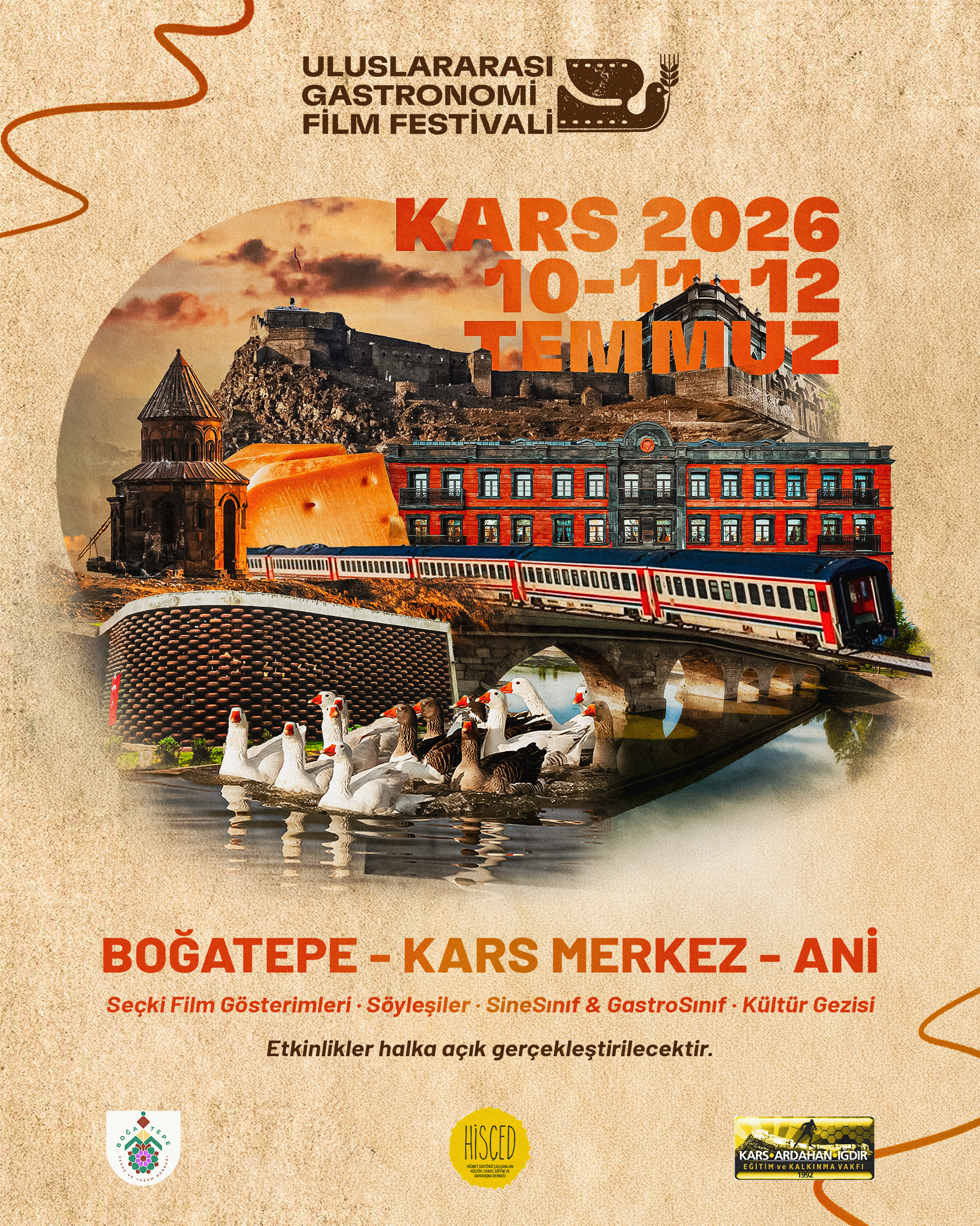 Uluslararası Gastronomi Film Festivali Kars’ta Başlıyor! 2 kars 2