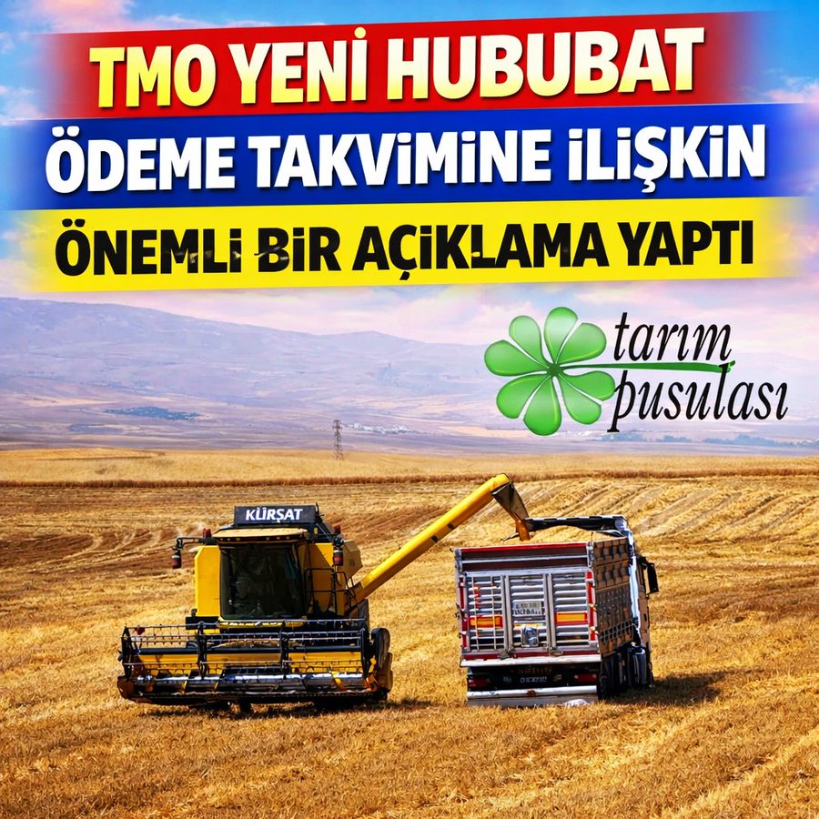 TMO: 12,2 Milyar Lira Hububat Ödemesini Hesaplara Aktardı 1 odeme takvimi