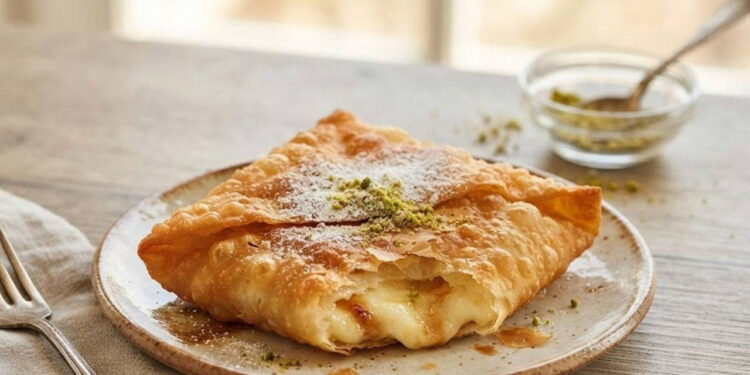 Tatlı krizine 10 dakikada çözüm: Tavada peynirli yufka tatlısı tarifi 1 peynirli yufka tatlisi