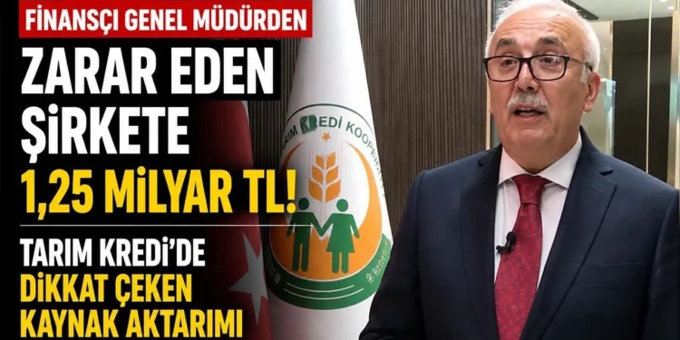 Finansçı Genel Müdürden zarar eden şirkete 1,25 milyar TL! Tarım Kredi’de dikkat çeken kaynak aktarımı 1 Finansci