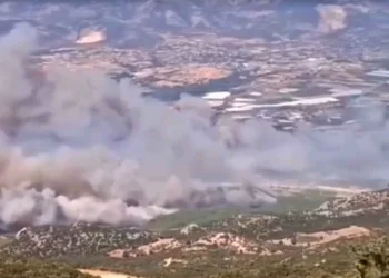 Muğla’da başlayan yangın Antalya’da ormana sıçradı
