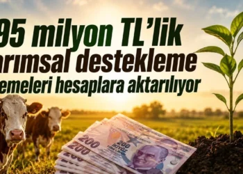 195,6 Milyon Liralık Tarımsal Destekleme Ödemesi Bugün Hesaplara Aktarılıyor