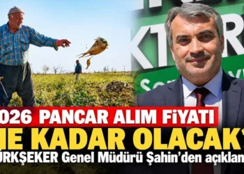 2026 pancar alım fiyatı ne kadar olacak? TÜRKŞEKER Genel Müdürü Şahin’den açıklama