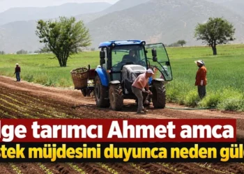 Bilge tarımcı Ahmet amca destek müjdesini duyunca neden güldü?