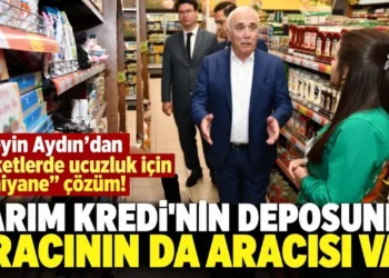 Hüseyin Aydın’dan marketlerde ucuzluk için “dahiyane” çözüm! Tarım Kredi’nin deposunda aracının da aracısı var