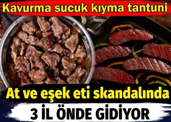 At ve eşek eti skandalında 3 il önde gidiyor. Kavurma sucuk kıyma tantuni
