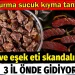 At ve eşek eti skandalında 3 il önde gidiyor. Kavurma sucuk kıyma tantuni 6 At ve eşek eti skandalında 3 il önde gidiyor. Kavurma sucuk kıyma tantuni