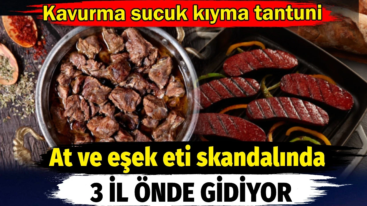 At ve esek eti skandalinda 3 il onde gidiyor