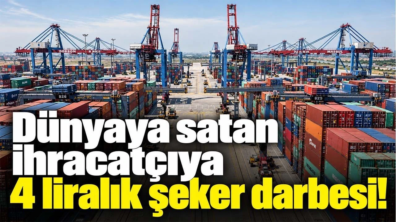 Dünyayı satan ihracatçıya 4 liralık şeker darbesi!