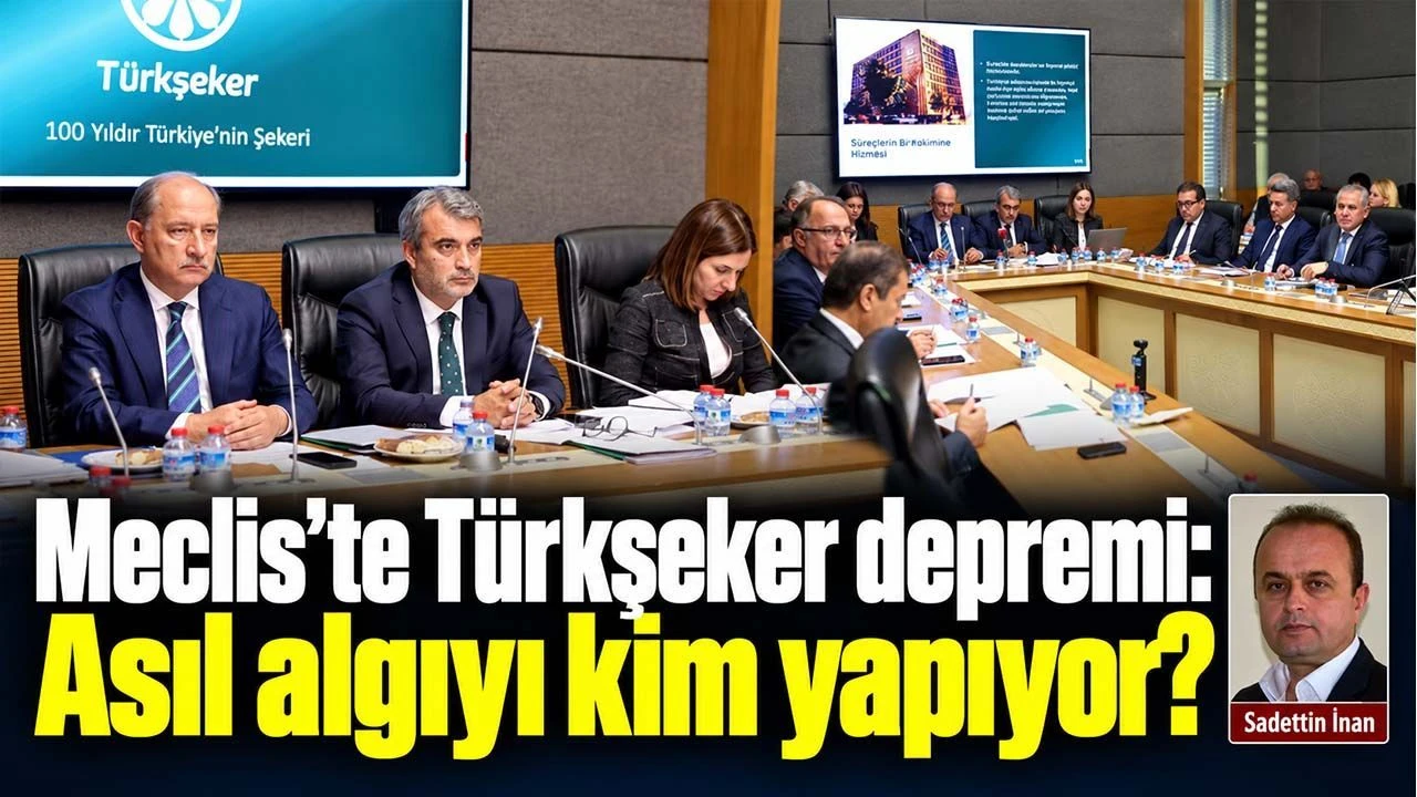 Mecliste Turkseker depremi
