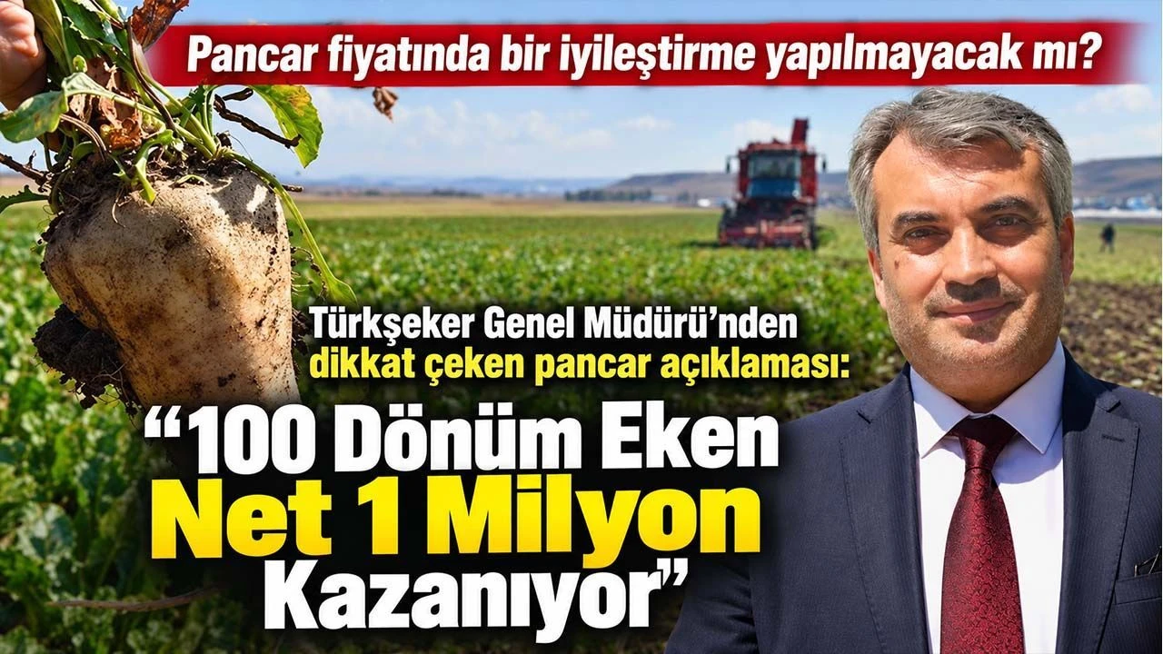 Pancar fiyatında iyileştirme yapılmayacak mı? Türkşeker’den dikkat çeken “1 Milyon” açıklaması