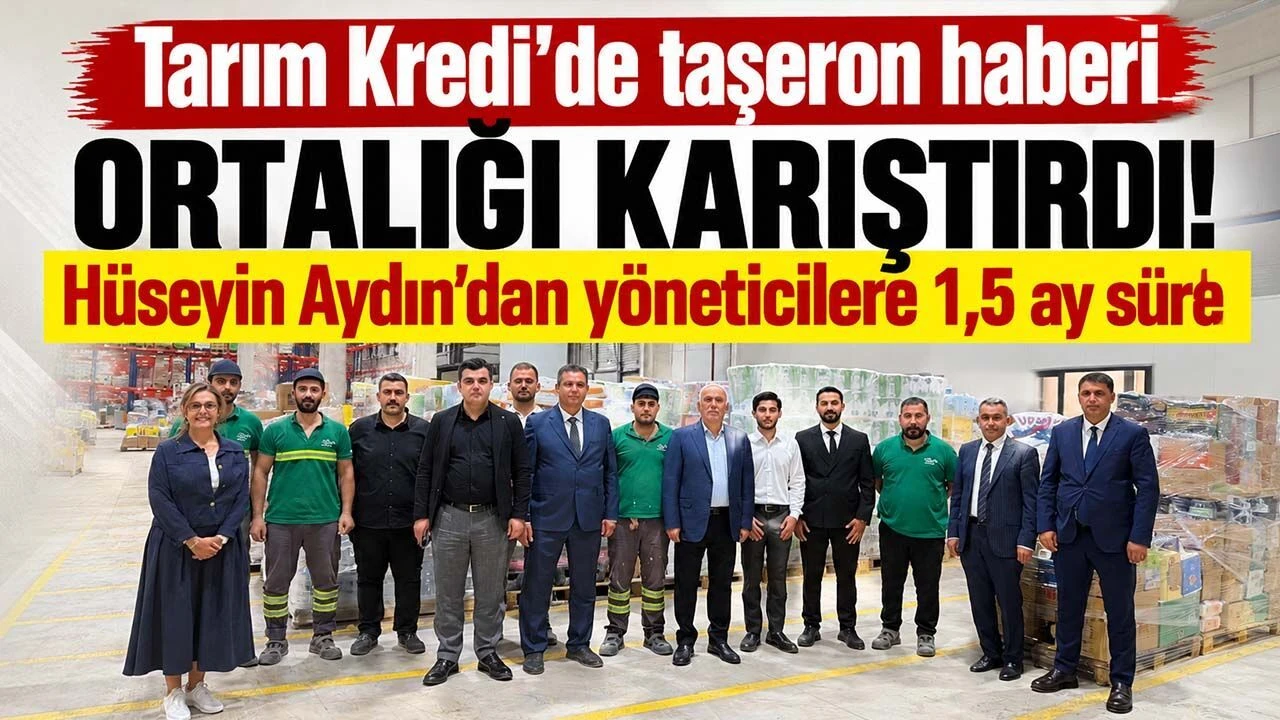 Tarim Kredide taseron haberi