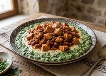Akşam yemeğine farklı dokunuş: Tavuklu ıspanaklı beğendi tarifi