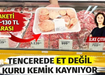 Tencerede et değil kuru kemik kaynıyor