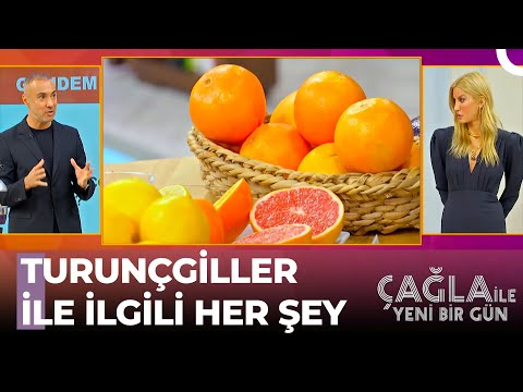 Diyetisyen Selahattin Dönmez’den Turunçgillerin Faydaları – Çağla İle Yeni Bir Gün 726. Bölüm