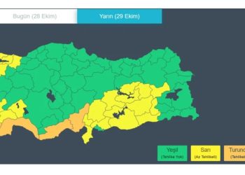 Meteoroloji’den 24 saatlik sağanak yağış uyarısı. İstanbul dahil tüm şehirlerde yağacak