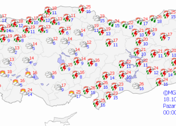 Meteoroloji saat verdi: İstanbul ve 4 il için turuncu, 36 il için sarı kodlu uyarı