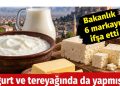 Yoğurt ve tereyağında da yapmışlar. Bakanlık 6 markayı ifşa etti