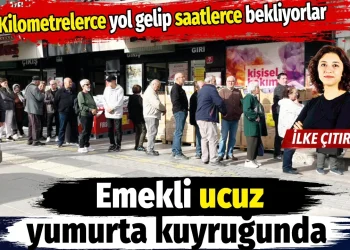 Kilometrelerce yol gelip saatlerce bekliyorlar... Emekli ucuz yumurta kuyruğunda 13 Kilometrelerce yol gelip saatlerce bekliyorlar… Emekli ucuz yumurta kuyruğunda