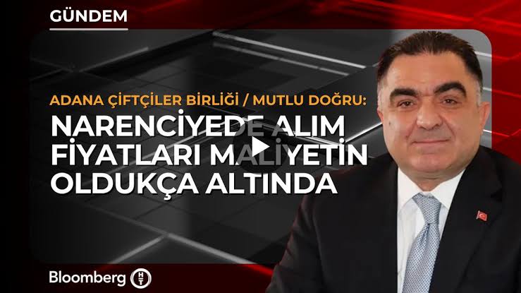 ”Narenciye Alım Fiyatları Maliyetin Oldukça Altında” | Adana Çiftçiler Birliği / Mutlu Doğru