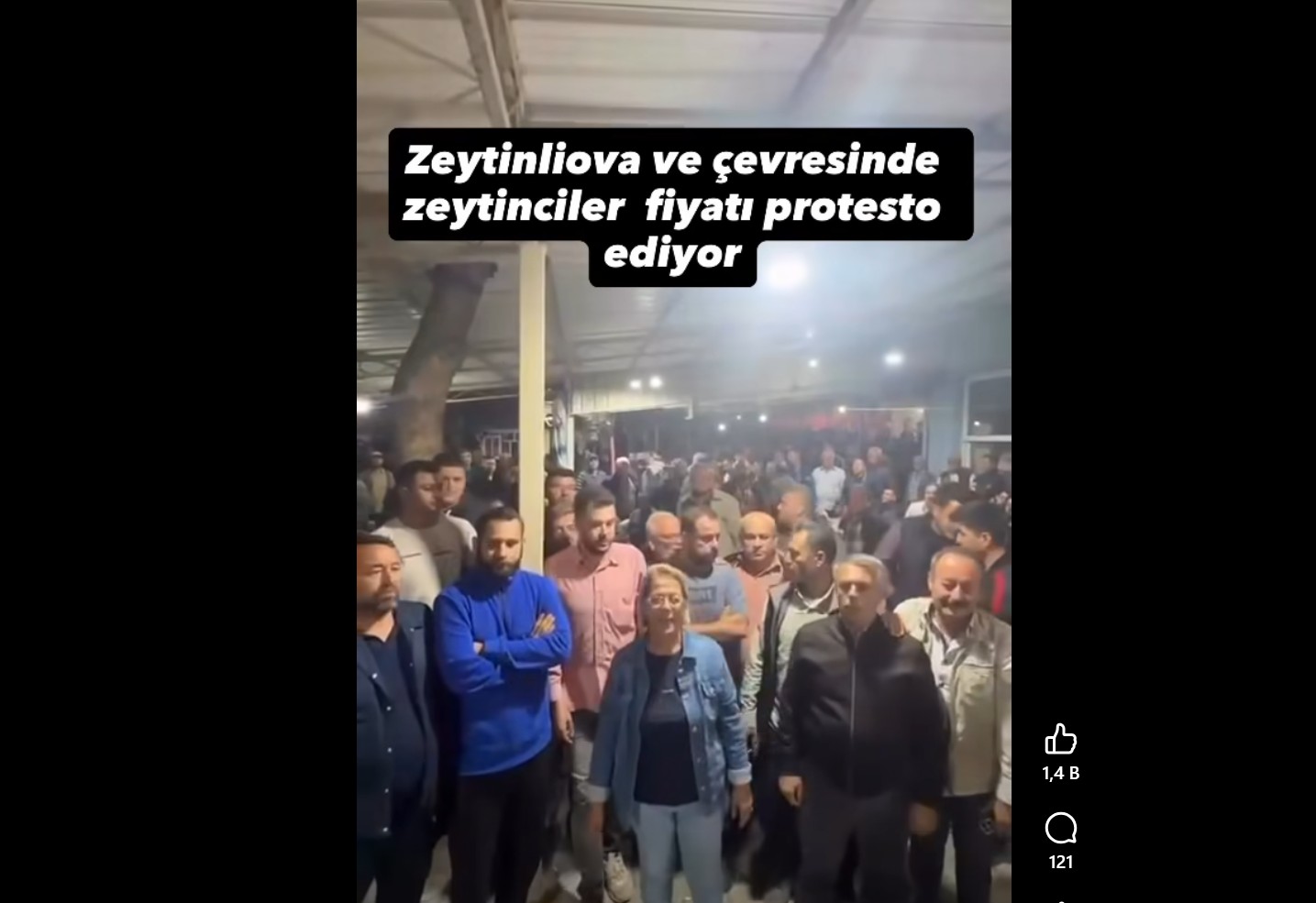 Zeytinliova ve çevresinde zeytinciler fiyatı protesto ediyor