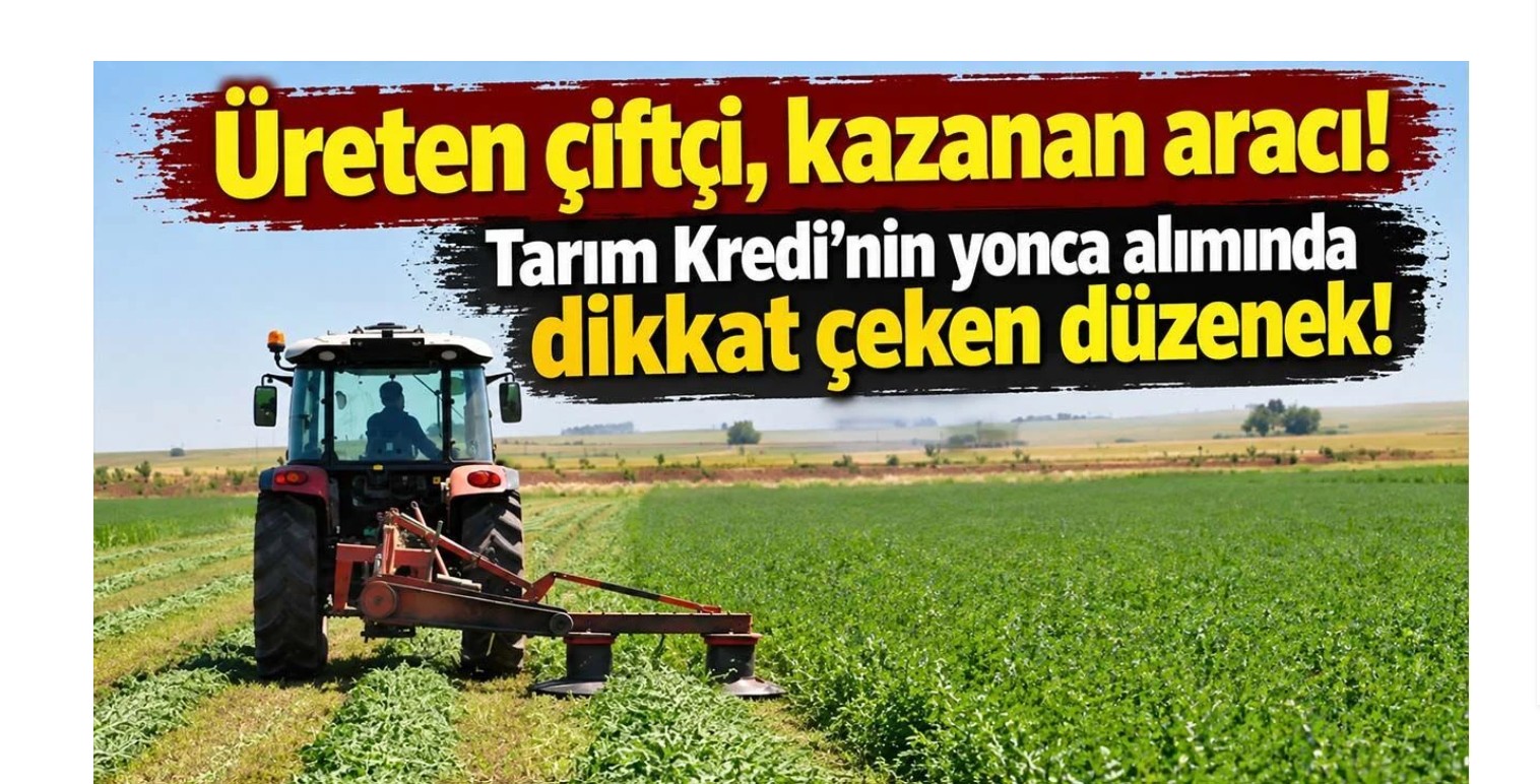 Tarım Kredi’nin yonca alımında dikkat çeken düzenek! Çiftçiden alan firma, çiftçinin şirketine satıyor